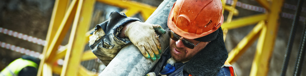 Construction worker on site