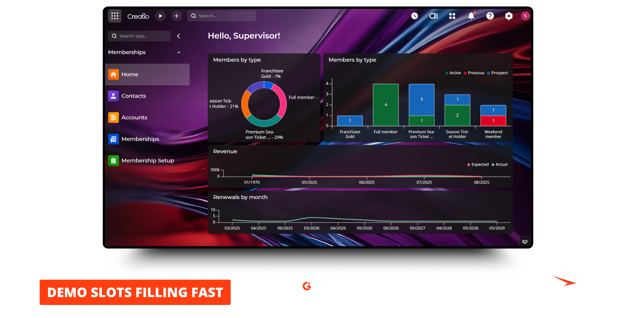 Creatio Membership Management Software